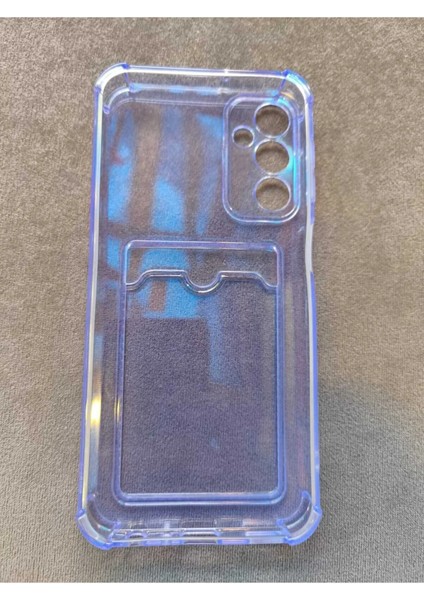 Galaxy A24 Uyumlu Köşeleri Çıkıntılı Kartlıklı Şeffaf Kılıf fiyatları