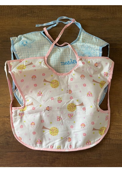 2 Adet Yenidoğan Kız Erkek Bebek Çocuk Önlük Mama Önlüğü fiyatları