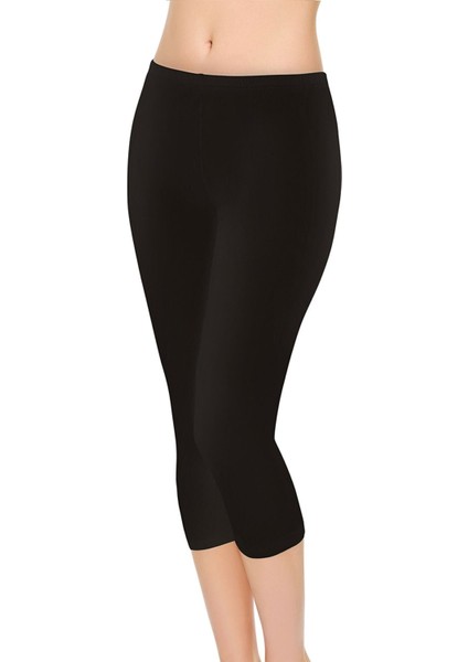 2102 Modal Elastan Kapri Tayt Tekli