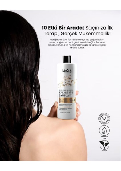 Wou. Milk Therapy Saç Bakım Sütü , Saç Pudrası Çanta Hediyeli Set fırsatları