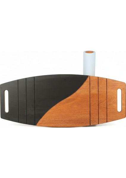 Siyah/kahve Denge Tahtası Balance Roller Board Sörf Eğitim Tahtası Kaykay Eğitim Tahtası fırsatları