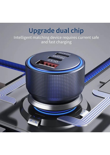 “hepu 105W Araç Şarj Cihazı – 2 Type-C + 1 USB Çıkış, Süper Hızlı Şarj, Telefon Tablet Laptop Uyumlu” fırsatları