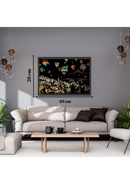 Kazıyarak Resim Yapma Sanatı – Hobi Çizim Kitleri – Scratch Art Kazıma Sanatı Seti - Kalem Dahil indirimleri