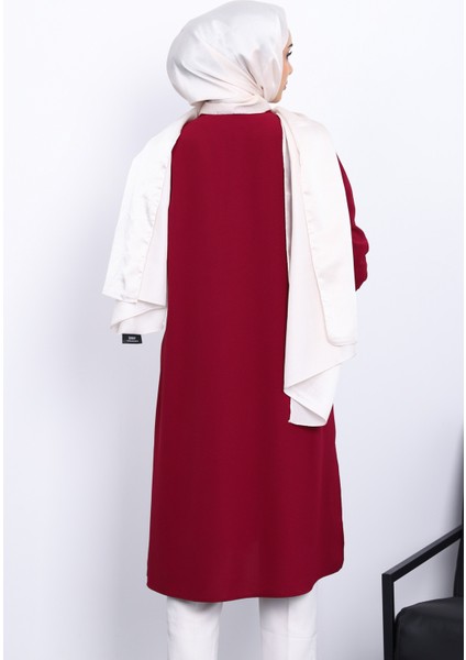 Bordo Kol Bağlamalı Tunik fırsatları
