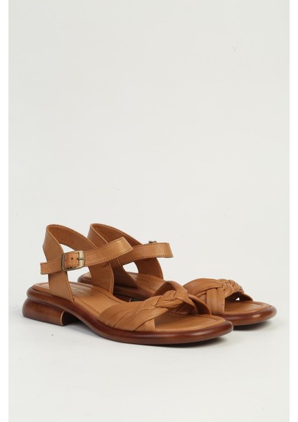 Taba Kadın Deri Sandalet PC-54617