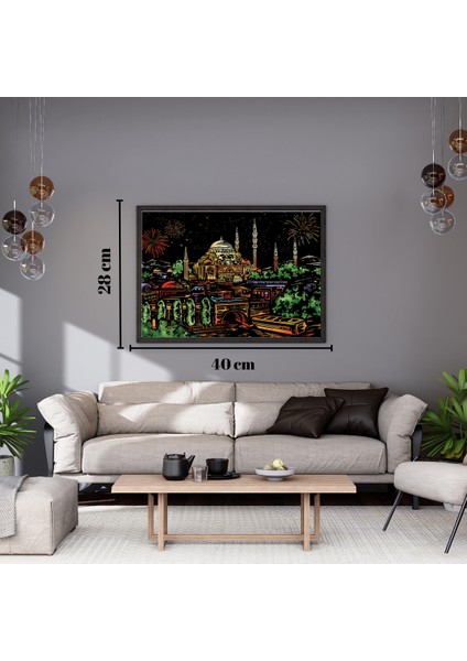 Kazıyarak Resim Yapma Sanatı – Hobi Çizim Kitleri – Scratch Art Kazıma Sanatı Seti - Kalem Dahil indirimleri