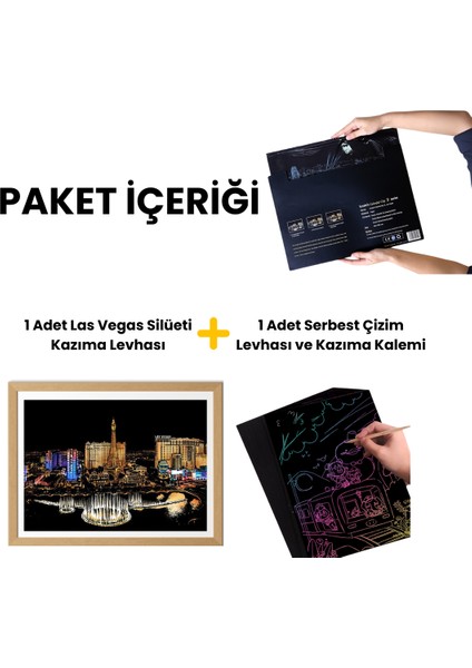 Kazıyarak Resim Yapma Sanatı – Hobi Çizim Kitleri – Scratch Art Kazıma Sanatı Seti - Kalem Dahil indirimleri