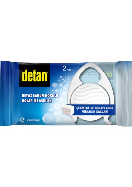 Beyaz Sabun Kokulu Dolap Içi Askılık 4'lü (2*2 Paket) fiyatları