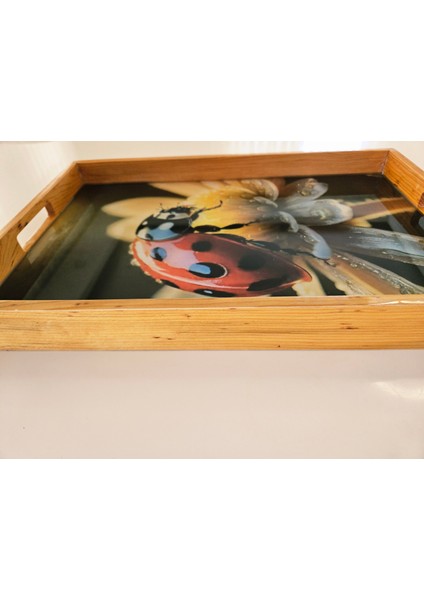 Ahşap Epoksi Servis Tepsisi