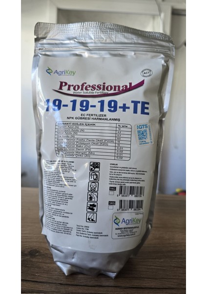 Professional Npk Gübresi 19-19-19+Te