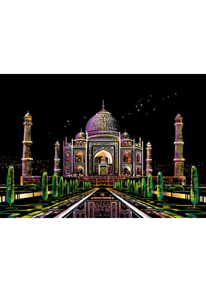 Kazıyarak Resim Yapma Sanatı – Hobi Çizim Kitleri – Scratch Art Kazıma Sanatı Seti - Kalem Dahil