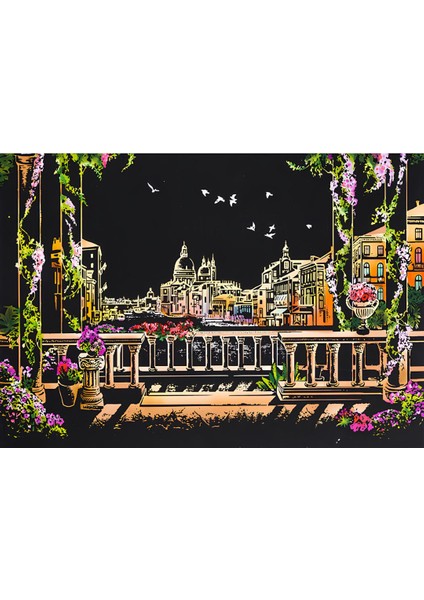 Kazıyarak Resim Yapma Sanatı – Hobi Çizim Kitleri – Scratch Art Kazıma Sanatı Seti - Kalem Dahil fırsatları