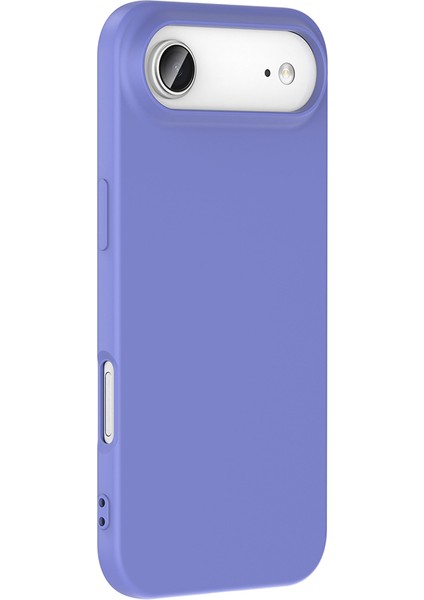 iPhone 17 Air Kılıf Mara Lansman Soft Silikon Içi Kadife Lila
