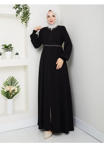 Gündelik Hac ve Umrelik Nakışlı Mevlana Ferace