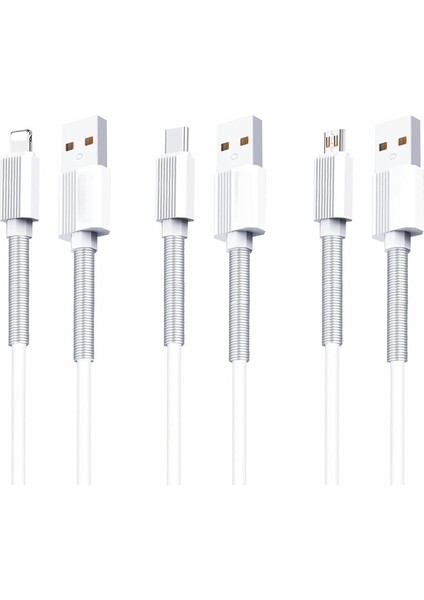 Iphone 7/8/11/12/13/14/ Uyumlu Lightning USB Girişli Kırılmaya Dayanıklı Lightning Hızlı Şarj Kablosu modelleri