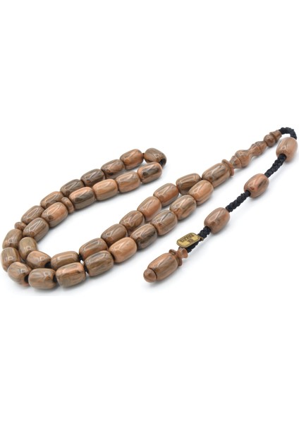 Isa Usta Imzali Çubuk Malzeme Kahverengi Sikma Kehribar Tesbih fiyatları