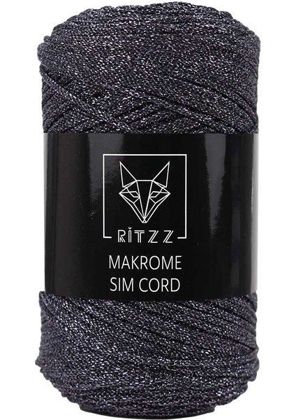 Makrome Sim Cord 2 mm B017 Füme
