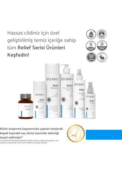 Relief Yüz & Vücut Yıkama Jeli ve Kolay Saç Tarama Spreyi modelleri