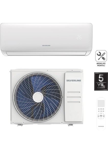 Quattro AC16009 Duvar Tipi Klima Seti 9.000 Btu (Bedelsiz Kurulum)