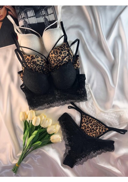 Büstiyer Siyah Takım