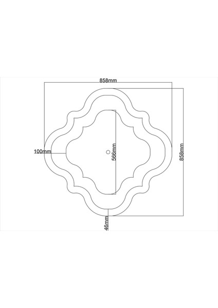 Lamba Tavan Göbeği 135-MODEL-63-85CM-DIŞ Çitalı modelleri