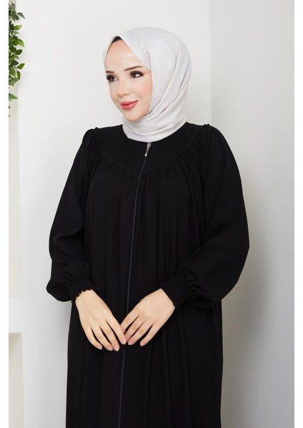 Gündelik Hac ve Umrelik Büzgü Robalı Ferace modelleri