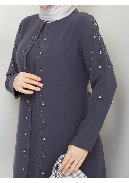 Büyük Beden Tam Boy Pelerinli Anne Elbisesi fiyatları