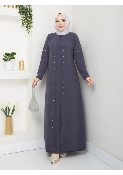 Büyük Beden Tam Boy Pelerinli Anne Elbisesi fırsatları