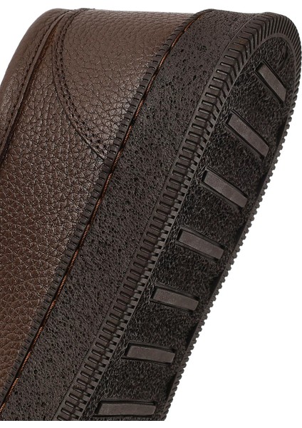 Erkek Kahverengi Bağcıklı Deri Casual Ayakkabı 25WFD7541FT