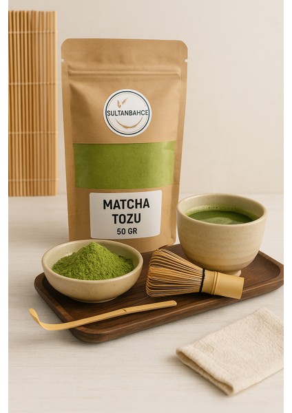 %100 Doğal Matcha Tozu 50 gr - Gerçek Matcha Deneyimi - Vegan - Katkısız, Koruyucusuz, Antioksidan Açısından Zengin fiyatları