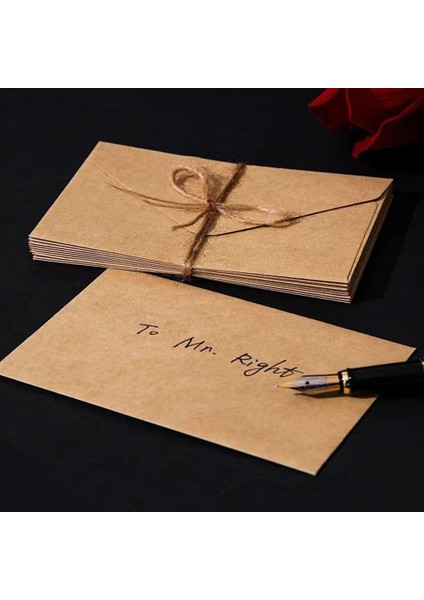Kraft Zarf Seti, 50’li Paket – 7x9 Cm, Mini Boy Davetiye, Kart, Fotoğraf ve Özel Gün Zarfları indirimleri