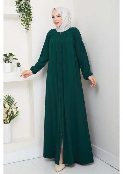 Gündelik Hac ve Umrelik Boyundan Pileli Ferace fırsatları