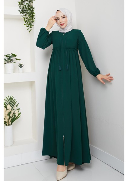 Gündelik Hac ve Umrelik Büzgülü Bağcıklı Ferace indirimleri