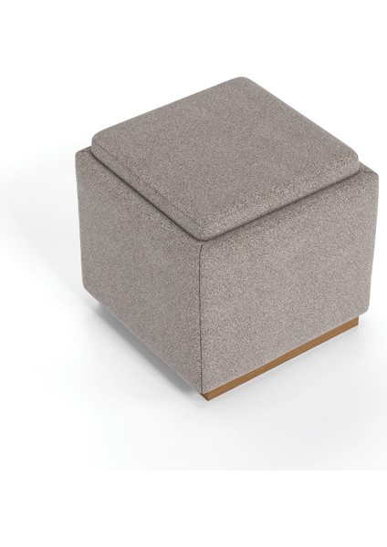 Marsana Sandıklı Sehpa Pufu, Dokuma Kumaş - Bej modelleri