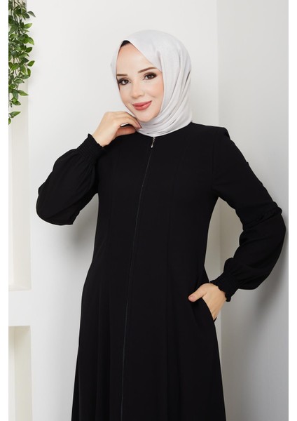 Gündelik Hac ve Umrelik Ön Arkası Kuplu Ferace