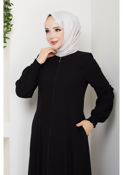 Gündelik Hac ve Umrelik Ön Arkası Kuplu Ferace modelleri