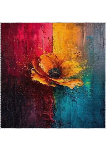 , Makinede Yıkanabilir, Kaymaz Taban, Dijital Baskı, Kare, Çok Renkli, Salon Halısı, Oturma Odası Halısı, Mutfak Halısı fiyatları