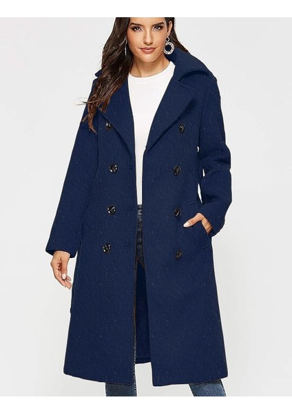 Aksesuar Detaylı Kaşe Kaban Kemerli modelleri