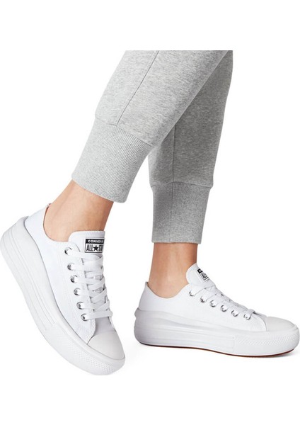 Chuck Taylor All Star Move Platform Unisex Beyaz Sneaker.102