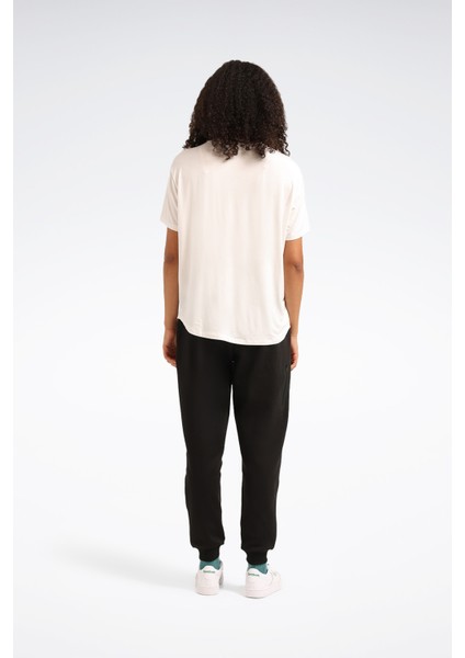 Gena Tee Ekru Kadın Kısa Kol T-Shirt