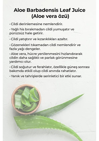 ZİSHU Aloe Vera Nemlendirici Krem – El, Yüz ve Vücut 20 ml fiyatları