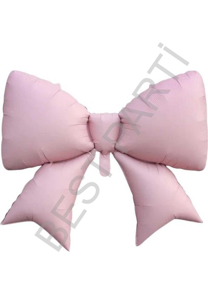 Pembe Renk Fiyonk Folyo Balon 98*75 cm