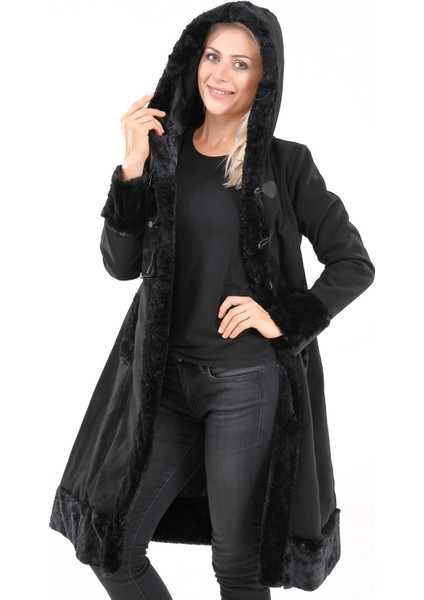 Kürk Detaylı Özel Tasarım Kaşe Kaban fiyatları