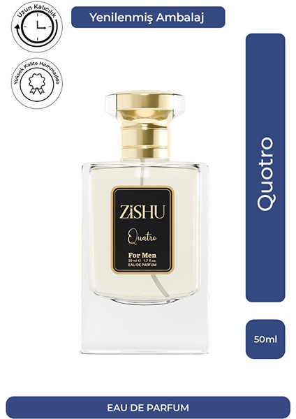 ZİSHU Quatro Erkek Parfümü EDP 50 ml