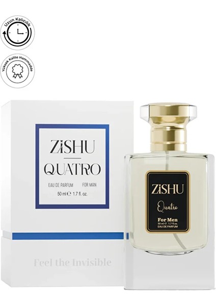 ZİSHU Quatro Erkek Parfümü EDP 50 ml fırsatları