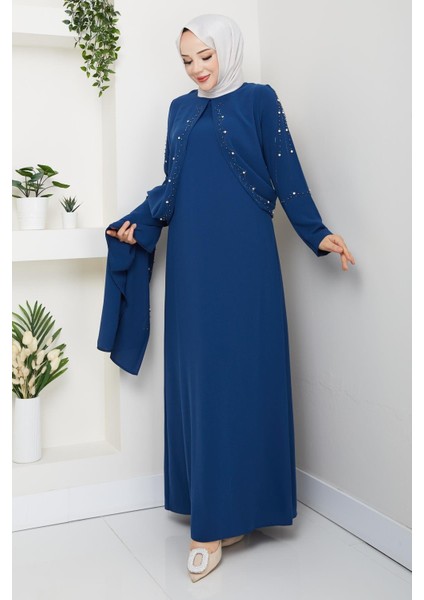 Büyük Beden Tam Boy Pelerinli Anne Elbisesi fırsatları