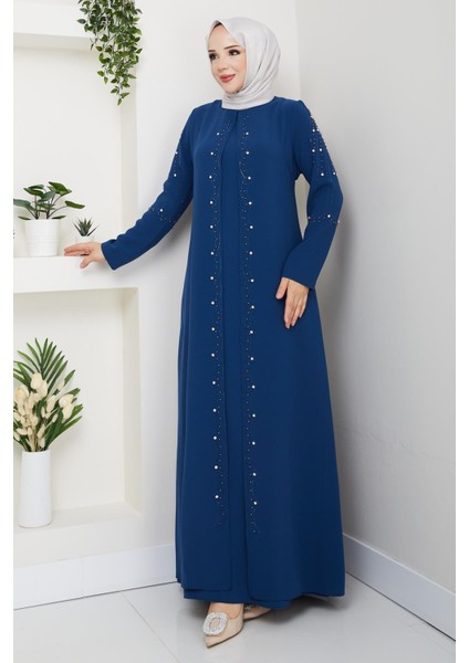 Büyük Beden Tam Boy Pelerinli Anne Elbisesi indirimleri