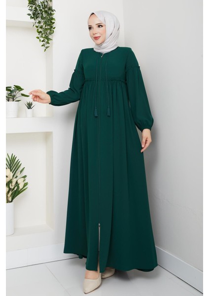 Gündelik Hac ve Umrelik Büzgülü Bağcıklı Ferace fırsatları