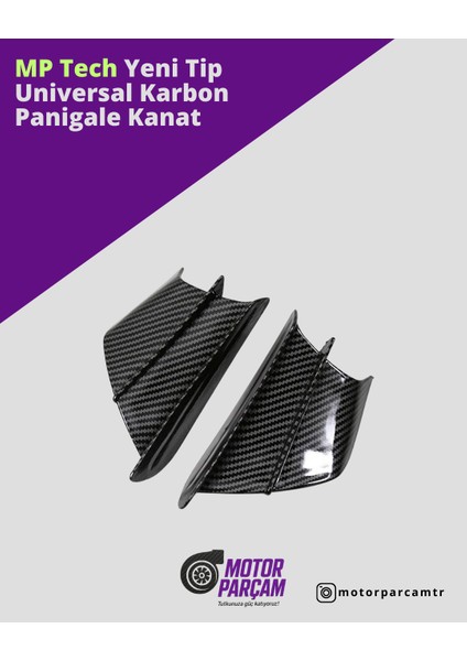 Yeni Tip Universal Karbon Panigale Kanat