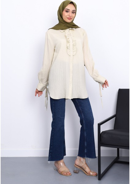 Taş Kol Bağlamalı Gömlek fiyatları